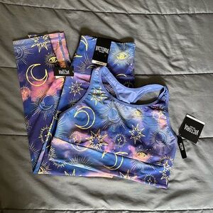 Victoria's Secret Cosmic Print Activewear Set